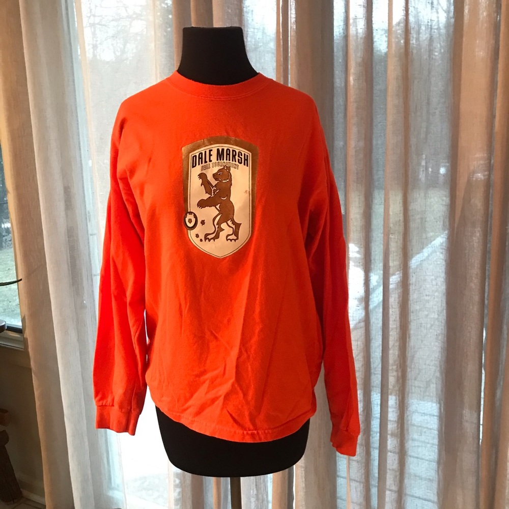 Dale Marsh Orange long sleeved Tee Shirt